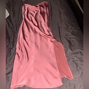 Rue 21 mauve satin dress